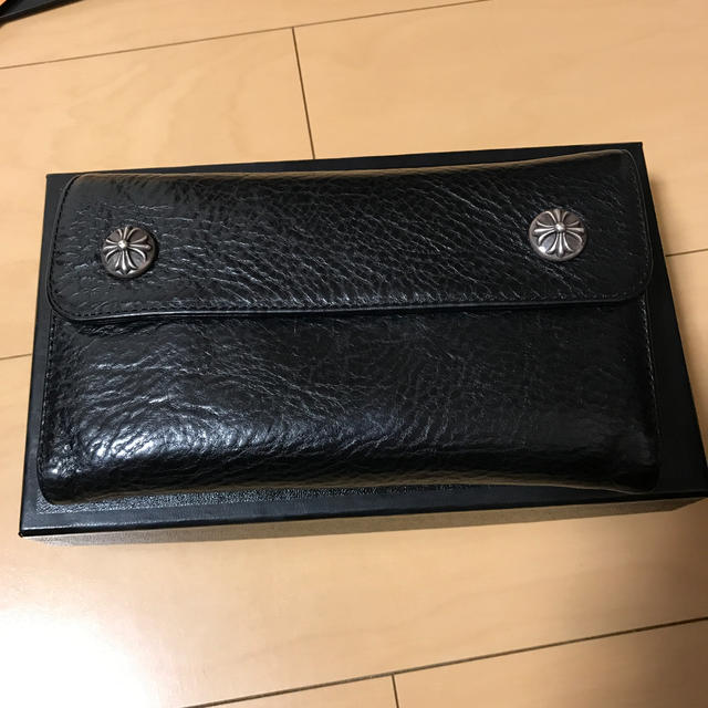 激安大特価!】 Chrome - Hearts Chrome Hearts Wallet Wave 長財布