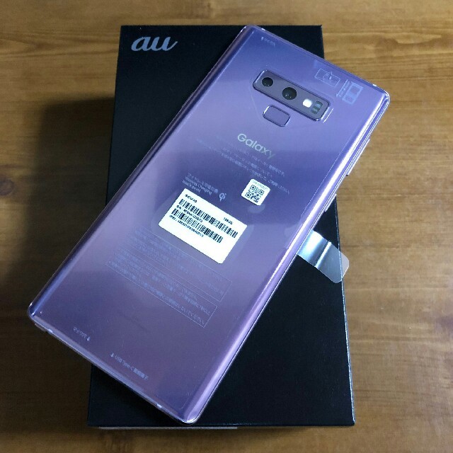 Galaxy - 新品 au Galaxy Note9 SCV40 パープルの通販 by ままりん's shop｜ギャラクシーならラクマ