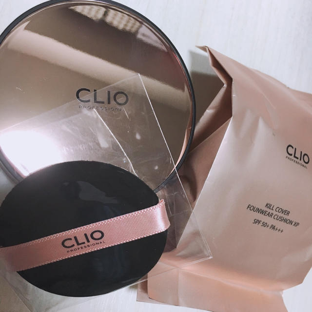 MISSHA(ミシャ)のCLIO KILL COVER FOUNWEAR CUSHION XP 02  コスメ/美容のベースメイク/化粧品(ファンデーション)の商品写真