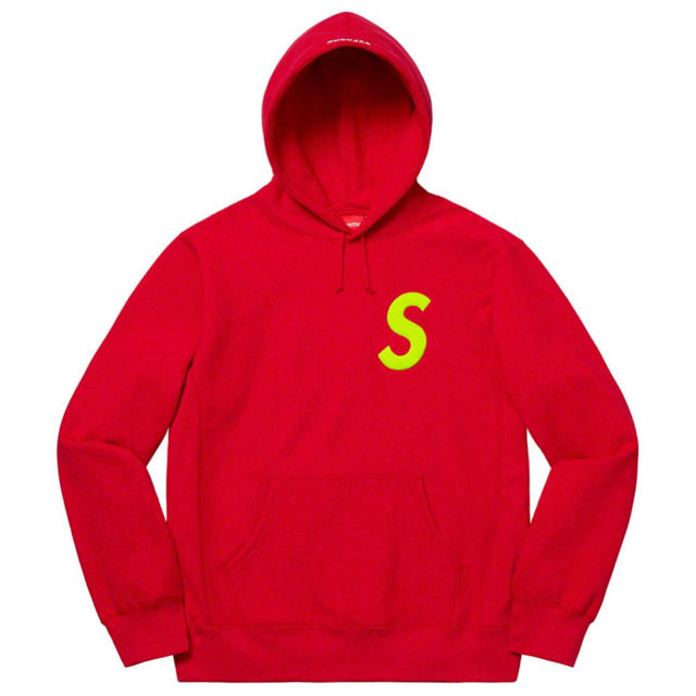 Supreme S Logo Hooded Sweatshirt L