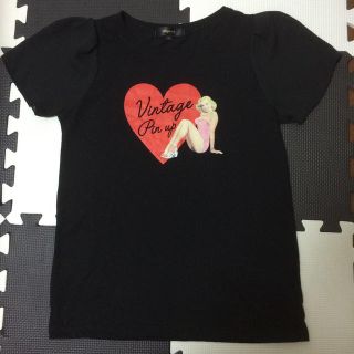 ウィゴー(WEGO)のPIN UP GIRL Tシャツ(Tシャツ(半袖/袖なし))