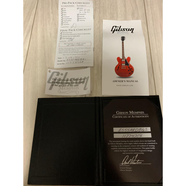 Gibson(ギブソン)のGibson Memphis es-355 楽器のギター(エレキギター)の商品写真