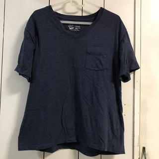 エディフィス(EDIFICE)のEDIFICE エディフィス コットン 100% シンプル Vネック Tシャツ(Tシャツ/カットソー(半袖/袖なし))