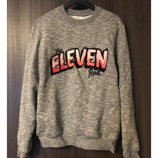 イレブンパリ(ELEVEN PARIS)の値下げ【ELEVENPARIS】イレブンパリ/プルオーバー/霜グレー/美品(スウェット)