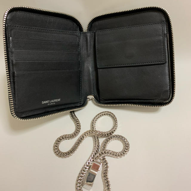 Saint Laurent(サンローラン)のサンローラン　SAINT LAURENT チェーン　財布　美品 メンズのファッション小物(折り財布)の商品写真