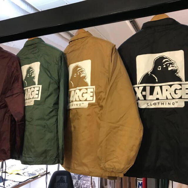 XLARGE(エクストララージ)の XLARGE OG LOGO COACHES JACKET メンズのジャケット/アウター(ナイロンジャケット)の商品写真