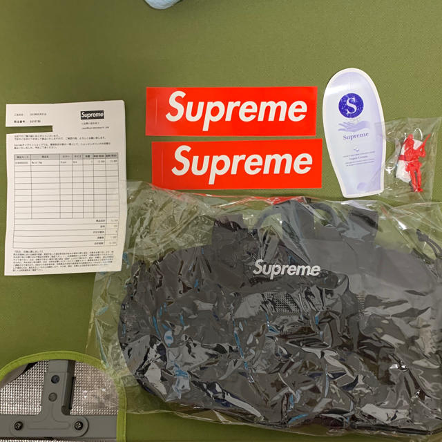 supreme ウェストバッグ 黒