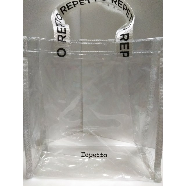 repetto(レペット)のrepetto PVCトート&レオパードポーチ レディースのバッグ(トートバッグ)の商品写真