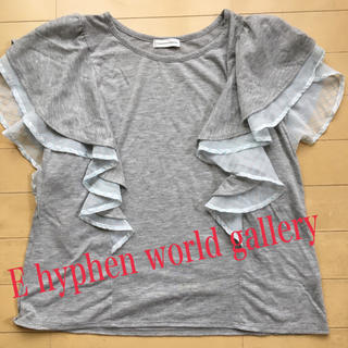 イーハイフンワールドギャラリー(E hyphen world gallery)の美品 E hyphen world gallery トップス Tシャツ  M(Tシャツ(半袖/袖なし))