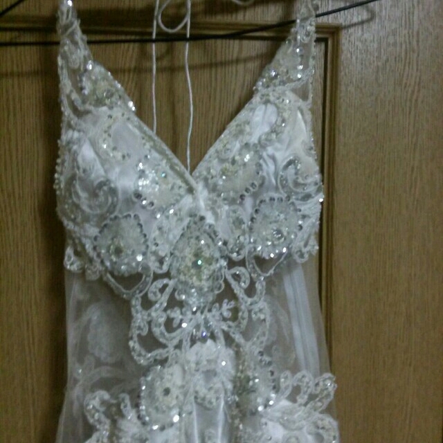 ホワイトロングドレス レディースのフォーマル/ドレス(ロングドレス)の商品写真