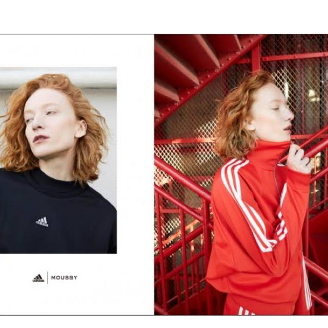 moussy(マウジー)のadidas moussy ジャージ レディースのトップス(トレーナー/スウェット)の商品写真