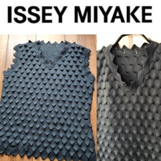 イッセイミヤケ(ISSEY MIYAKE)の希少☆早い者勝ち☆イッセイ ミヤケ ニット ベスト(ニット/セーター)