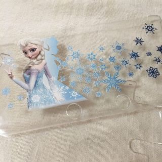 ディズニー(Disney)の3DS LL スケルトンカバー アナ雪 エルサ(その他)