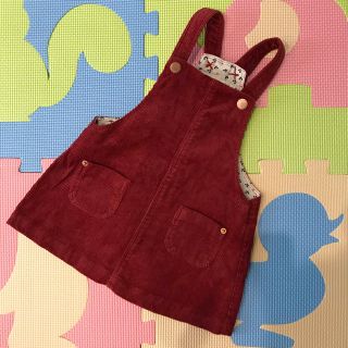 ザラ(ZARA)のZARA baby girl コーデュロイ ジャンパースカート(ワンピース)