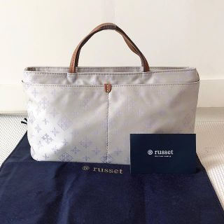 ラシット(Russet)の【新品保証書付】★russet★ラシット★モノグラム★ミニトートバッグ★(ハンドバッグ)