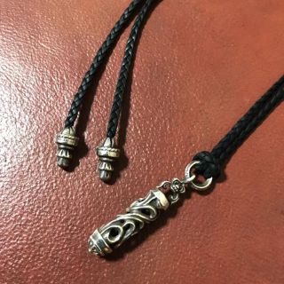 クロムハーツ(Chrome Hearts)のクロムハーツ ケルティック ローラー レザー ブレード ペンダント(ネックレス)