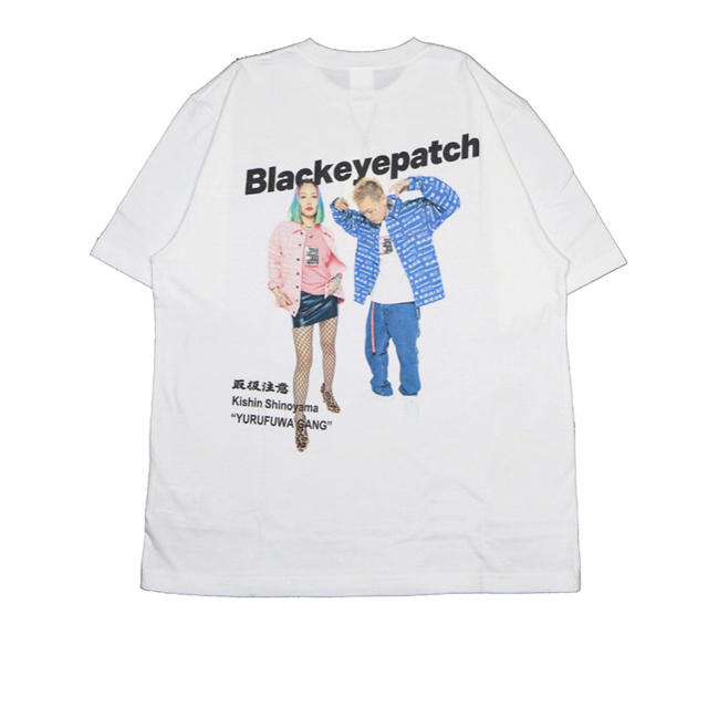 ゆるふわギャング black eye patch Tシャツ