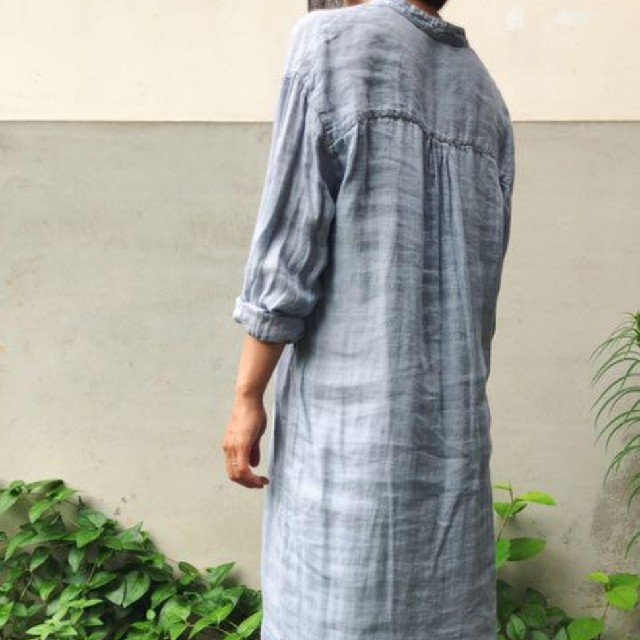 fog linen work(フォグリネンワーク)のフォグリネンワーク　FLW  fog linen work  リネンワンピース レディースのワンピース(ひざ丈ワンピース)の商品写真