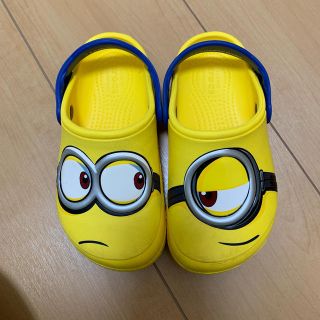 クロックス(crocs)のクロックス ミニオン サイズ C11  （１８センチ）(サンダル)