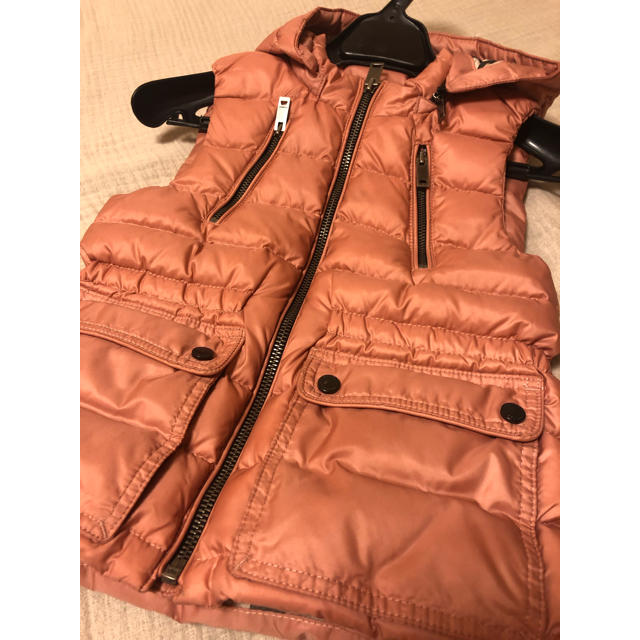 美品 バーバリー チルドレン ダウンベスト 4Y 104cm 女の子 キッズ-