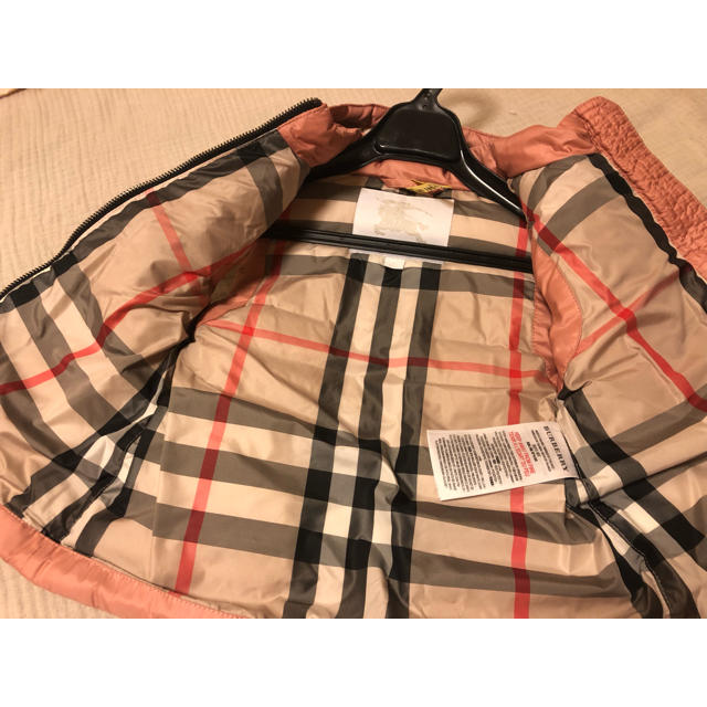 美品 バーバリー チルドレン ダウンベスト 4Y 104cm 女の子 キッズ-