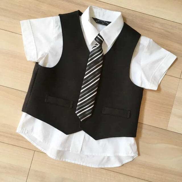 フォーマルスーツ キッズ/ベビー/マタニティのキッズ服男の子用(90cm~)(ドレス/フォーマル)の商品写真