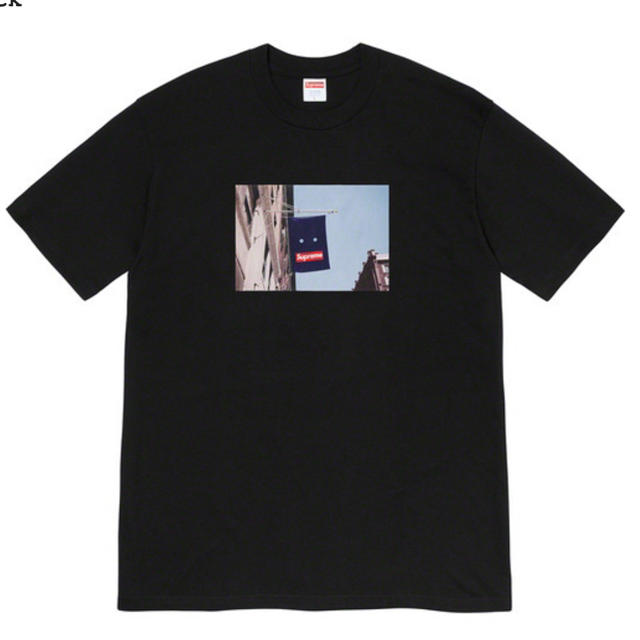 黒M supreme Banner Tee オンライン購入