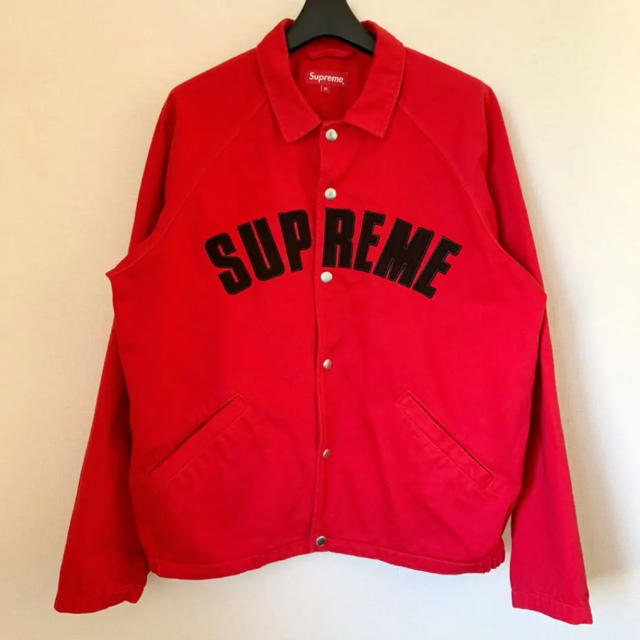 RedサイズSupreme Snap Front Twill Jacket