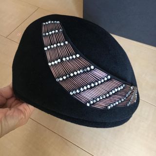 ☆レア☆ ミサハラダ デザインベレー帽 ベージュ - greatriverarts.com
