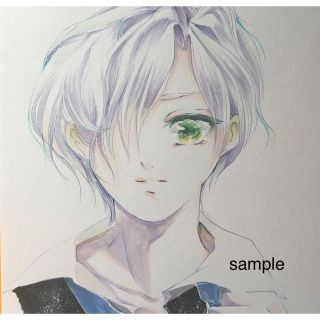 手描きイラスト 創作キャラクター 少年(アート/写真)