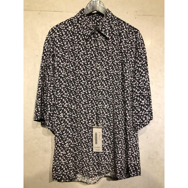 LAD MUSICIAN(ラッドミュージシャン)の極美品 LAD MUSICIAN  BIG SHIRT  黒×ピンク 44 メンズのトップス(シャツ)の商品写真