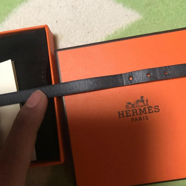 Hermes(エルメス)のエルメス 革 レザー ブレスレット　値下げ レディースのアクセサリー(ブレスレット/バングル)の商品写真