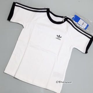 アディダス(adidas)の100【新品/即日発送】adidas オリジナルス Tシャツ 3ストライプ 白(Tシャツ/カットソー)