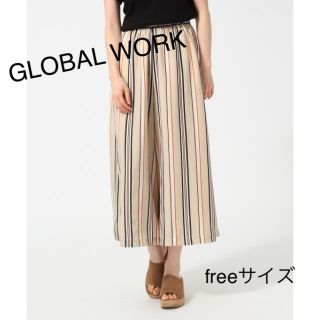 グローバルワーク(GLOBAL WORK)の1月31日までラスト値下げ GLOBAL WORK ストライプパンツ(カジュアルパンツ)