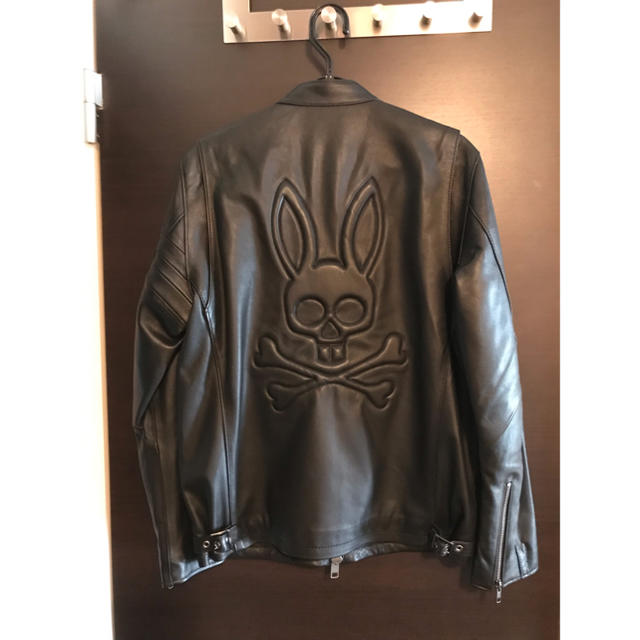 極美品 21aw サイコバニー Psycho Bunny レザー ジャケット