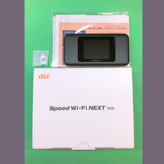 エーユー(au)の🌟 au版 Speed Wi-Fi NEXT W06 🌟新品未使用 1個(その他)