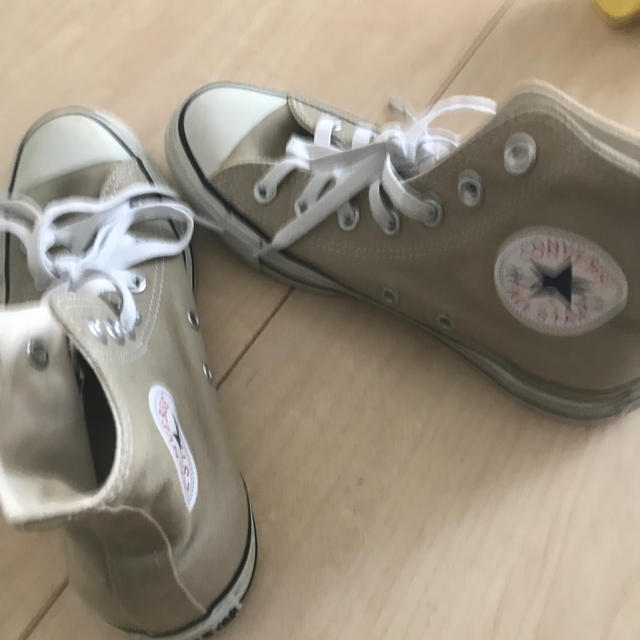 CONVERSE(コンバース)のコンバース ハイカット ベージュ 24cm レディースの靴/シューズ(スニーカー)の商品写真