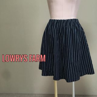 ローリーズファーム(LOWRYS FARM)のLOWRYS FARM♡ストライプフレアスカート (ひざ丈スカート)