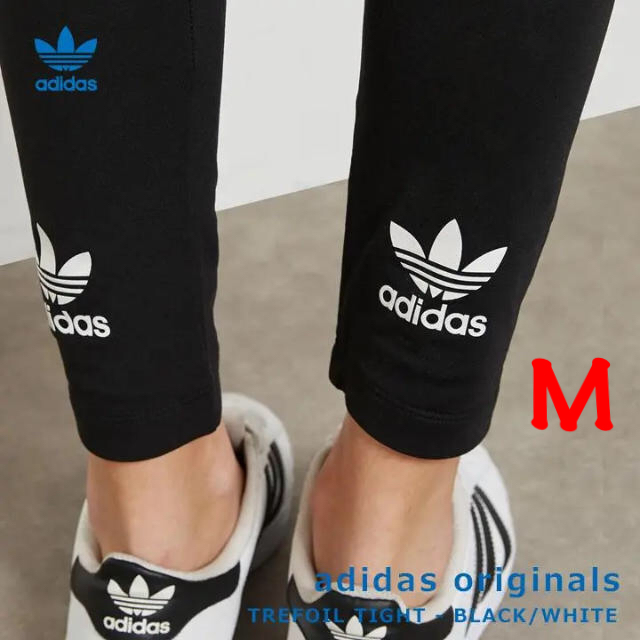 adidas(アディダス)のレギンス トレフォイル ロゴ アディダスオリジナルス レディースのレッグウェア(レギンス/スパッツ)の商品写真