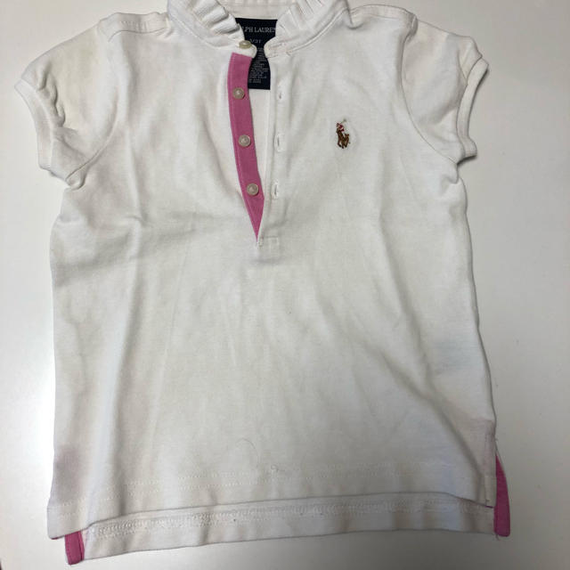 POLO RALPH LAUREN(ポロラルフローレン)の女の子  ラルフローレン ポロシャツ  3歳  6歳  2枚セット キッズ/ベビー/マタニティのキッズ服男の子用(90cm~)(Tシャツ/カットソー)の商品写真
