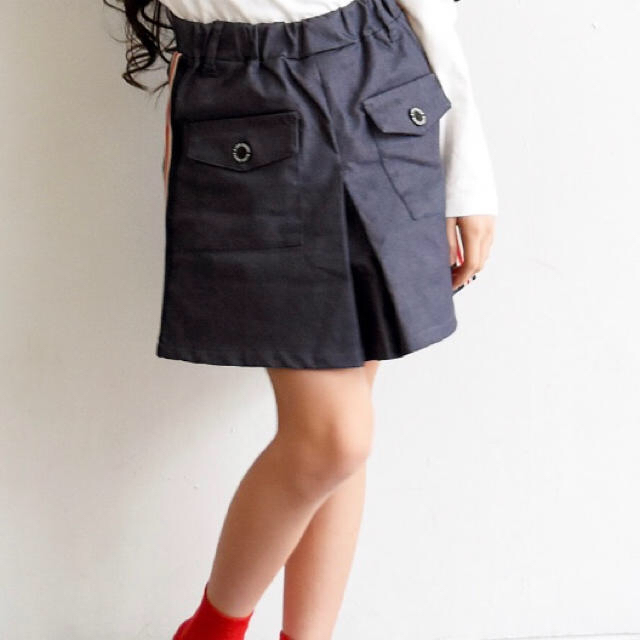 サイドライン 台形スカパン☺︎160cm キッズ/ベビー/マタニティのキッズ服女の子用(90cm~)(スカート)の商品写真