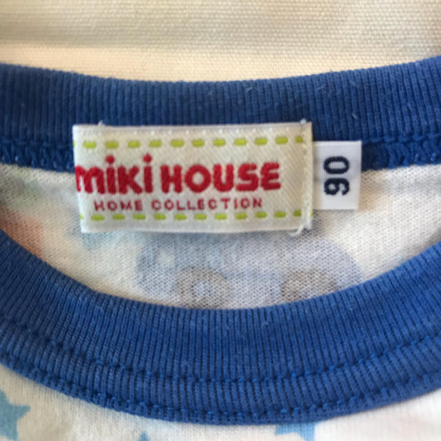 mikihouse(ミキハウス)のミキハウス miki house／長袖 パジャマ 寝巻き 90 キッズ/ベビー/マタニティのキッズ服男の子用(90cm~)(パジャマ)の商品写真