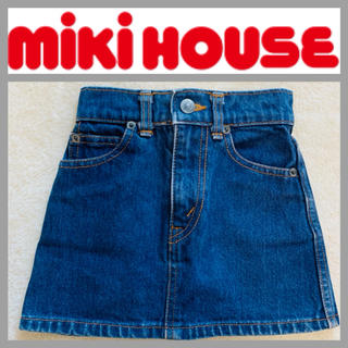 ミキハウス(mikihouse)のmiki HOUSE  ミキハウス デニムスカート  T93-B53(スカート)