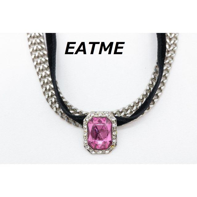 EATME(イートミー)のR-75 EATME イートミー ストーン 2連 チョーカー ネックレス 完売品 レディースのアクセサリー(ネックレス)の商品写真