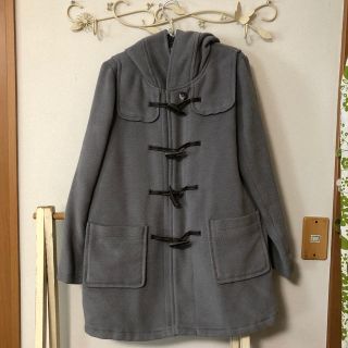 ショコラフィネローブ(chocol raffine robe)のchocol raffine robe ダッフルコート グレー Lサイズ(ダッフルコート)