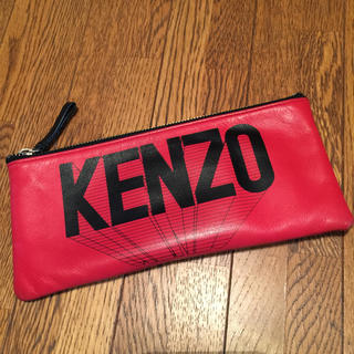 ケンゾー(KENZO)のKENZO 長財布 カードケース付き レッド(財布)