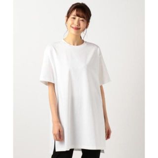 ニジュウサンク(23区)の23区 L CLASSIC COTTON JERSEY Aライン カットソー44(Tシャツ(半袖/袖なし))