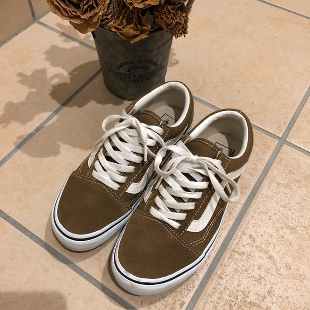 VANS(ヴァンズ)のRina様専用 VANS オールドスクール ブラウン レディースの靴/シューズ(スニーカー)の商品写真