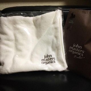 ジョンマスターオーガニック(John Masters Organics)の新品 非売品 オーガニックコットンタオル(タオル/バス用品)