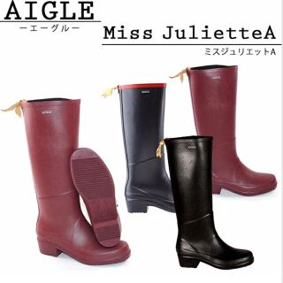 エーグル(AIGLE)のAIGLEのレインブーツ サイズ37 23.5㎝ ラバーブーツ(レインブーツ/長靴)